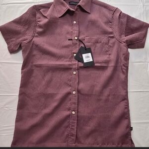 Burgundy Short Sleeve Shirt